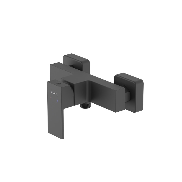 Смеситель для душа Aquatek, матовый черный AQ1660MB ЛИБРА