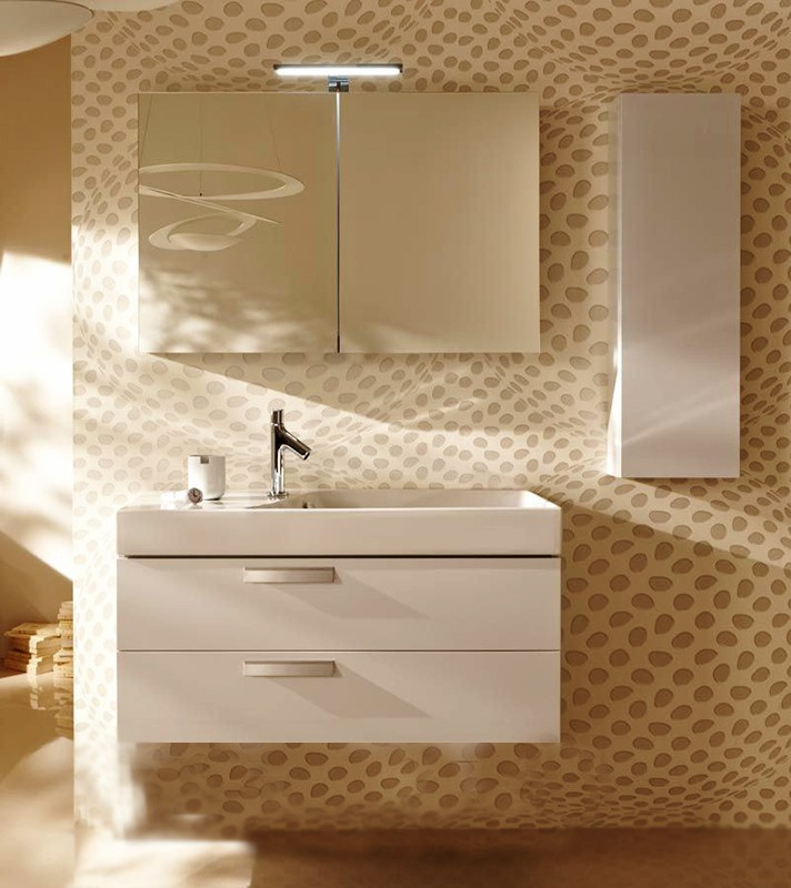 Тумба под раковину Jacob Delafon Rythmik 100 подвесная 2 ящика