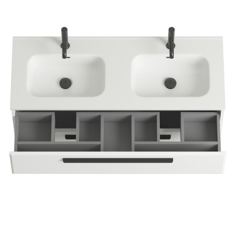 Керамическая раковина с двумя чашами Cezares CZR-8095-120-2