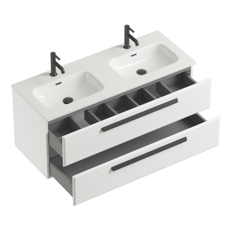 Керамическая раковина с двумя чашами Cezares CZR-8095-120-2