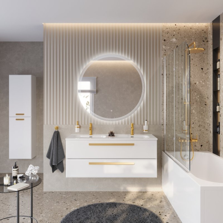 Керамическая раковина с двумя чашами Cezares CZR-8095-120-2