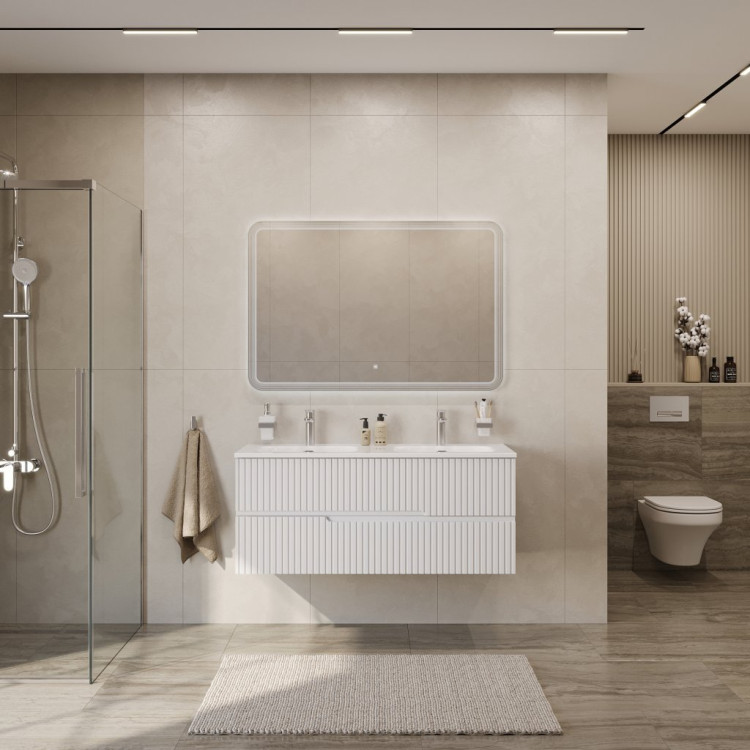 Керамическая раковина с двумя чашами Cezares CZR-8095-120-2