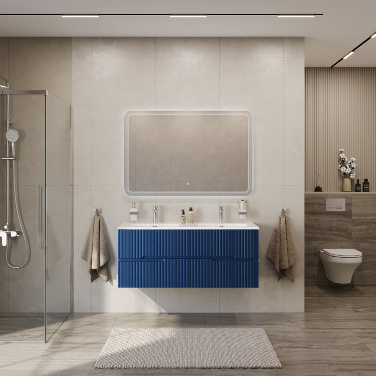 Керамическая раковина с двумя чашами Cezares CZR-8095-120-2