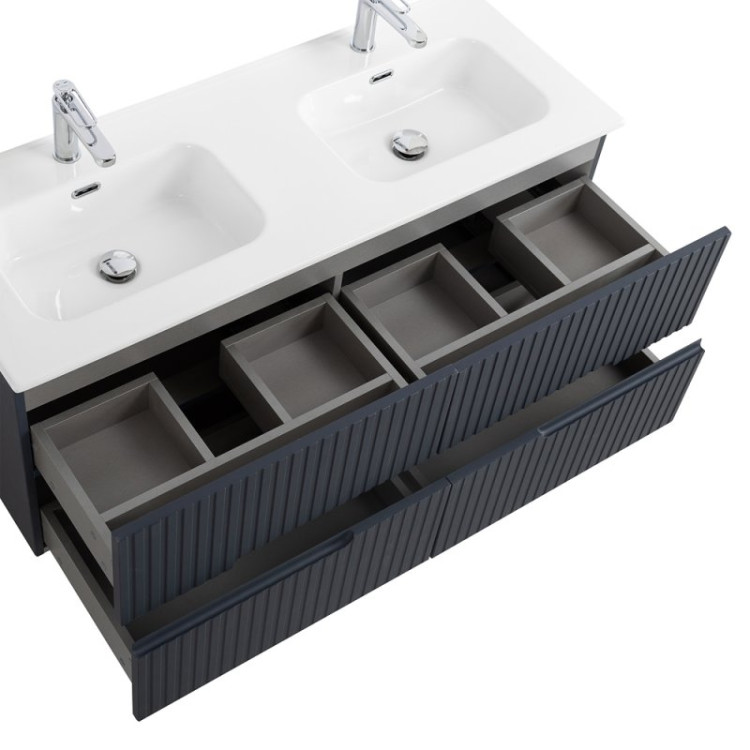 Керамическая раковина с двумя чашами Cezares CZR-8095-120-2