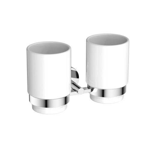 Стакан с держателем двойной Aquatek AQ4617CR Бетта