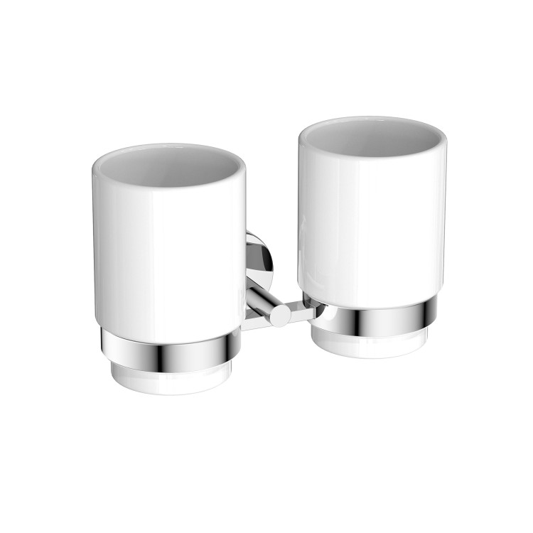 Стакан с держателем двойной Aquatek AQ4617CR Бетта