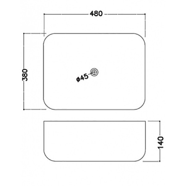 Раковина-чаша Jaquar JDS 50 JDS-WHT-25909