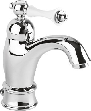 Смеситель для раковины удлиненный с донным клапаном Cezares MARGOT-LSM1-A-02-Bi