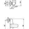Смеситель Rav Slezak Yukon CB YU180.5CB