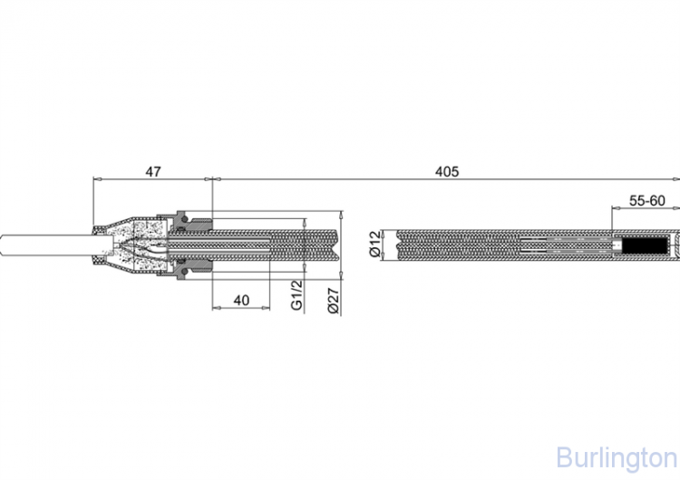 Комплект для электрического обогрева, 150Вт, цвет Хром [R8 CHR]