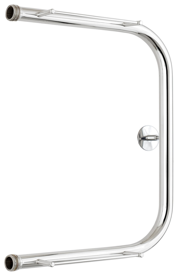 Полотенцесушитель водяной Стилье П-образный 2 полки 500х400 резьба-сгон 1