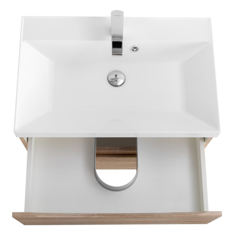 Раковина из искусственного мрамора 700x450x150 BelBagno BB700/450-LV-MR-AST