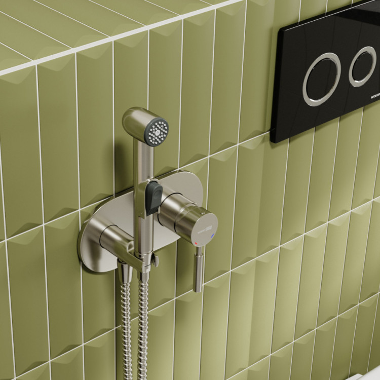 WasserKRAFT NEW Wern 4238 Встраиваемый смеситель для душгигиенической лейкой
