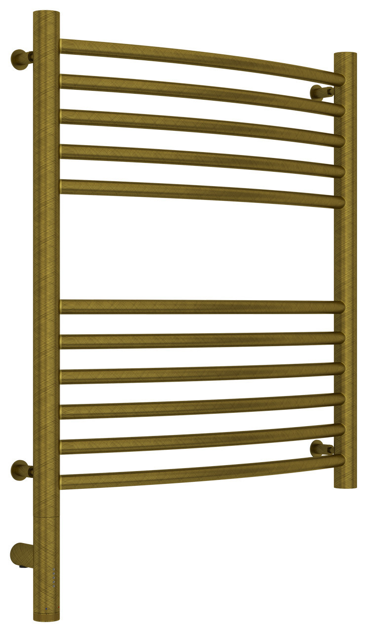 Полотенцесушитель электрический Сунержа Богема 3.0 выгнутая 600х500 МЭМ левый Состаренная бронза