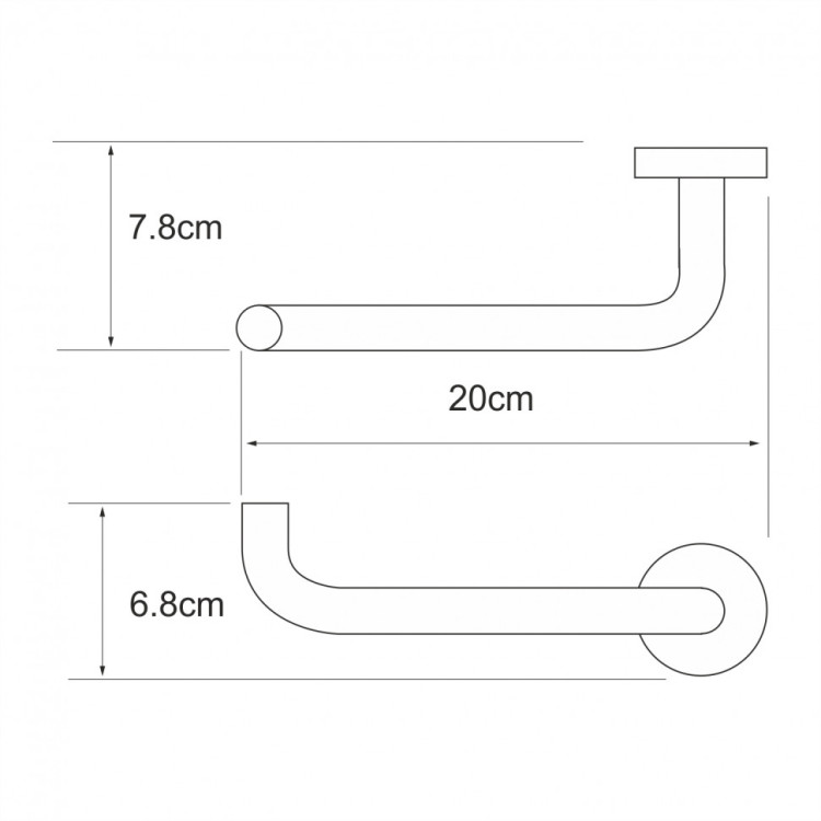 WasserKRAFT Rhein K-6296 Держатель туалетной бумаги