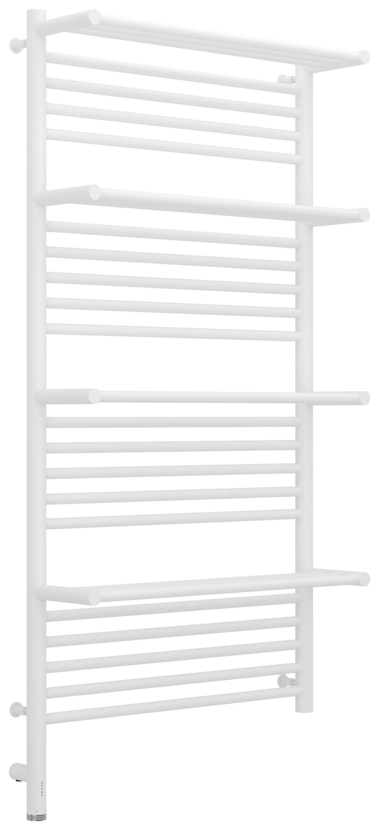 Полотенцесушитель электрический Сунержа Богема с 4 полками 3.0 1200х600 / МЭМ левый Матовый белый
