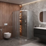 Душевой уголок MOLVENO-RH-2 Cezares MOLVENO-RH-2-130/100-C-BORO-IV