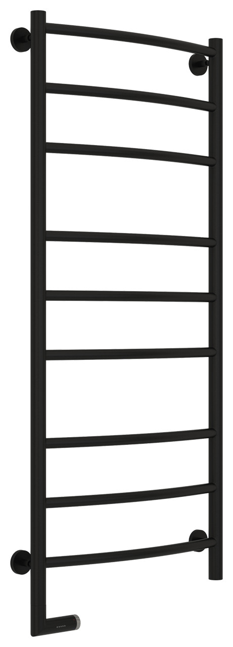 Полотенцесушитель электрический Сунержа Галант 2.0 1200х500 МЭМ левый Матовый чёрный