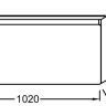 Mебель 100 см для раковины Jacob Delafon ODEON UP EB883-N14