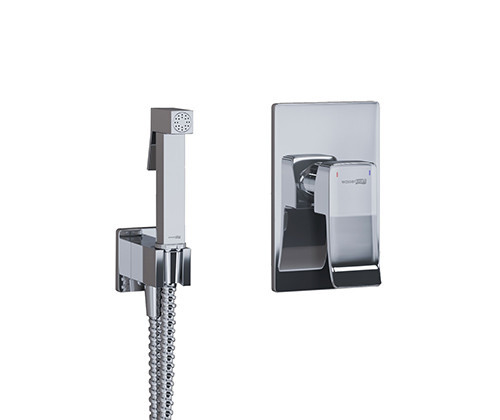 WasserKRAFT A106156 Встраиваемый комплект для биде со шлангом 100 см