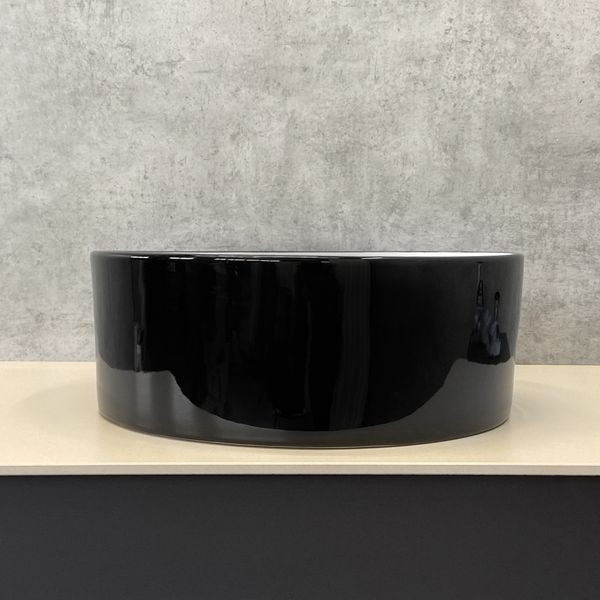 COMFORTY. Раковина 7078ABW черный/белый