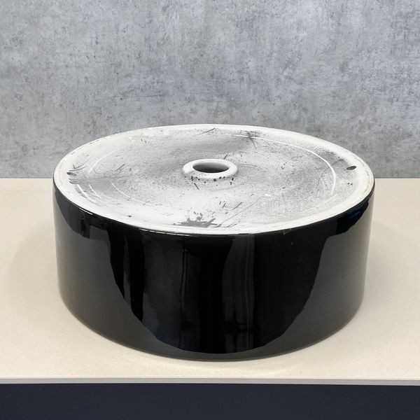 COMFORTY. Раковина 7078ABW черный/белый