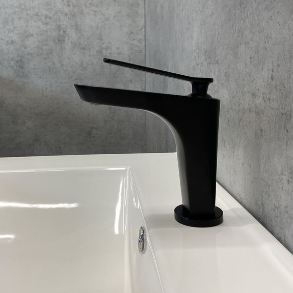 COMFORTY. Смеситель для раковины, картридж 35 мм, черный матовый, FC088A-CMT