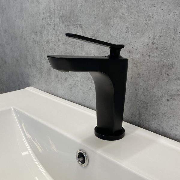 COMFORTY. Смеситель для раковины, картридж 35 мм, черный матовый, FC088A-CMT