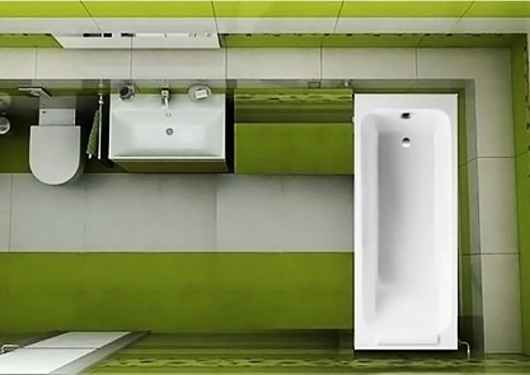 Чугунная ванна Jacob Delafon Parallel 150x70