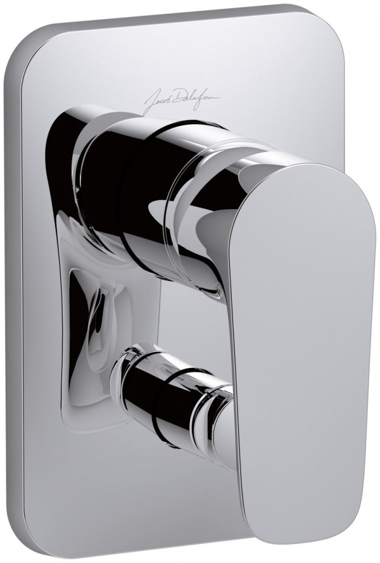 Встраиваемый смеситель с переключателем на 2 выхода, лицевая панель Aleo Jacob Delafon ALEO E98717-CP