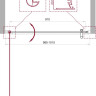 Душевая дверь в нишу BELBAGNO UNO-B-1 BelBagno UNO-B-1-80-CH-Cr