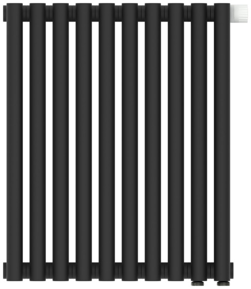Отопительный радиатор Сунержа Эстет-11 EU50 500х450 10 секций Тёмный титан муар