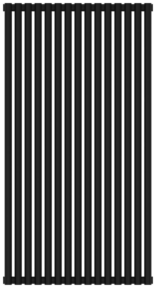 Отопительный радиатор Сунержа Эстет-00 1200х675 15 секций Матовый чёрный