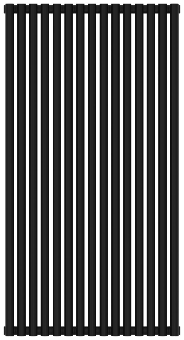 Отопительный радиатор Сунержа Эстет-00 1200х675 15 секций Матовый чёрный