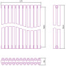 Отопительный радиатор Сунержа Эстет-00 1800х495 11 секций Матовый чёрный
