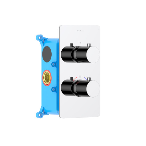 Термостатический смеситель для ванны (внешняя и скрытая часть) Aquatek AQ1392CR ЕВРОПА