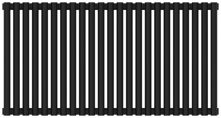 Отопительный радиатор Сунержа Эстет-11 500х1035 23 секции Матовый чёрный