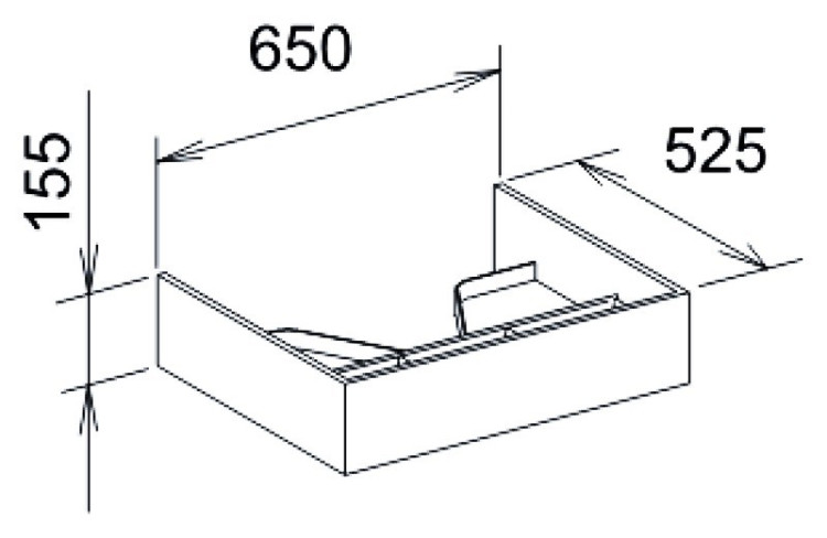 Тумба под раковину Keuco Edition 300 30362 002100