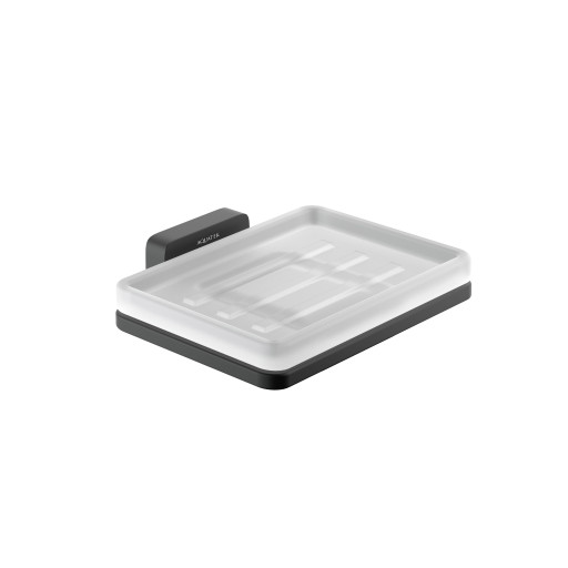 Мыльница Aquatek матовый черный AQ4303MB Либра