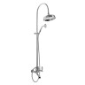 Душевая стойка со смесителем для ванны, верхним и ручным душем Cezares FIRST-CVD-01-M