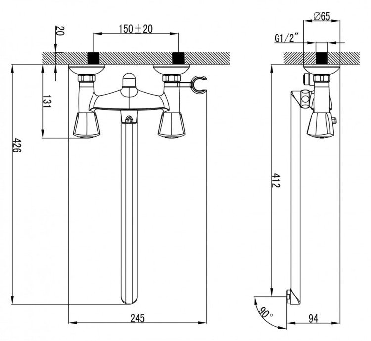 Смеситель Damixa Dialog 339500000