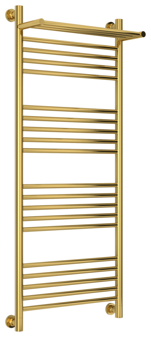 Полотенцесушитель водяной Сунержа Богема с полкой+ 1200х500 Золото