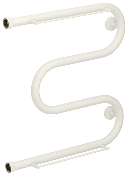 Полотенцесушитель водяной Сунержа М-образный 2 полки+ 500х500 Матовый белый