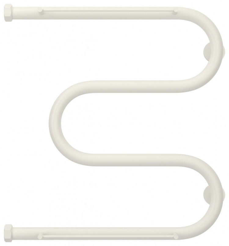 Полотенцесушитель водяной Сунержа М-образный 2 полки+ 500х500 Матовый белый