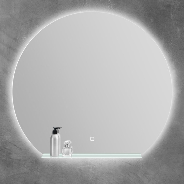 Зеркало с встроенным светильником и сенсорным выключателем с полкой, 12W, 220-240V BelBagno SPC-RNG-900-LED-TCH-MENS