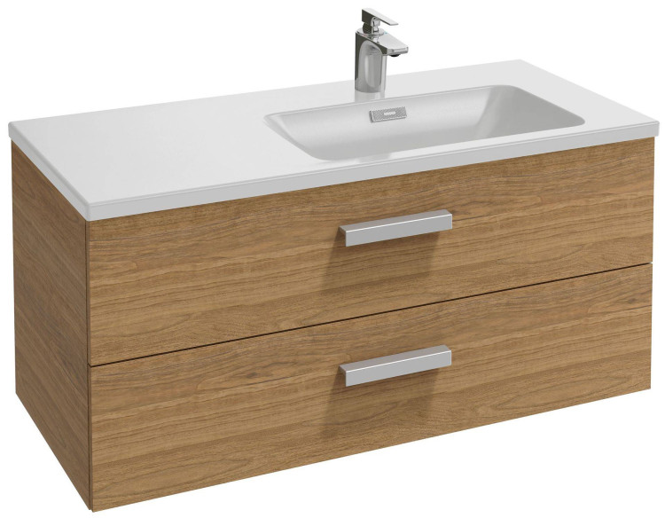 Мебель для раковины-столешницы 100 см, фактурный дуб Jacob Delafon VOX EB2076-R1-E16