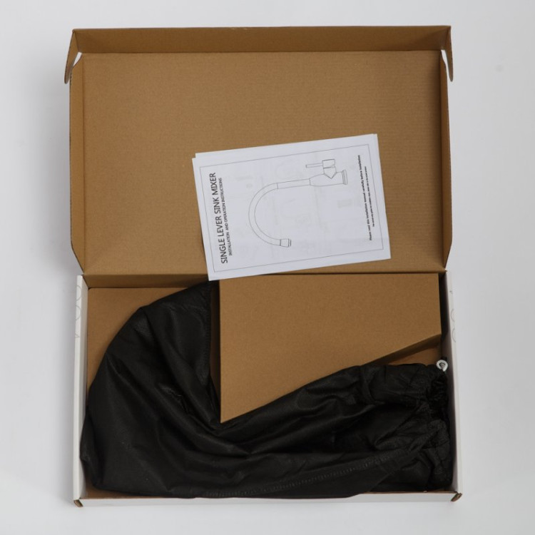 Смеситель для кухни, нержавеющая сталь Cezares BB-LAM03-IN