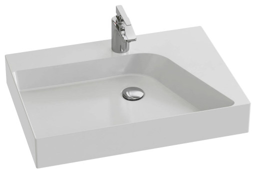 Раковина-столешница 65 см, левосторонняя Jacob Delafon RYTHMIK PUREEVN112-00