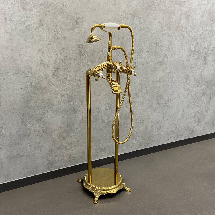 COMFORTY. Смеситель напольный, FE0051-CCT, золото