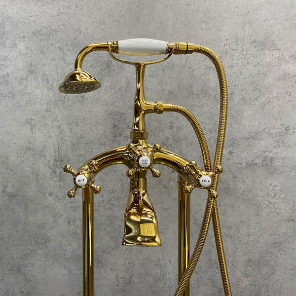 COMFORTY. Смеситель напольный, FE0051-CCT, золото